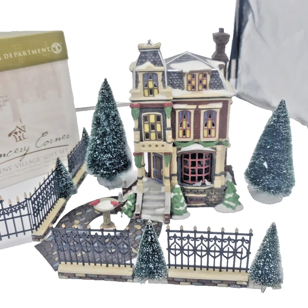 Dept 56 Dickens Village Chancery Corner Gift Set 56.58352 Christmas Village